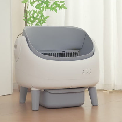 Litière Automatique pour Chat – Grande Capacité avec Nettoyage Automatique et Contrôle des Odeurs